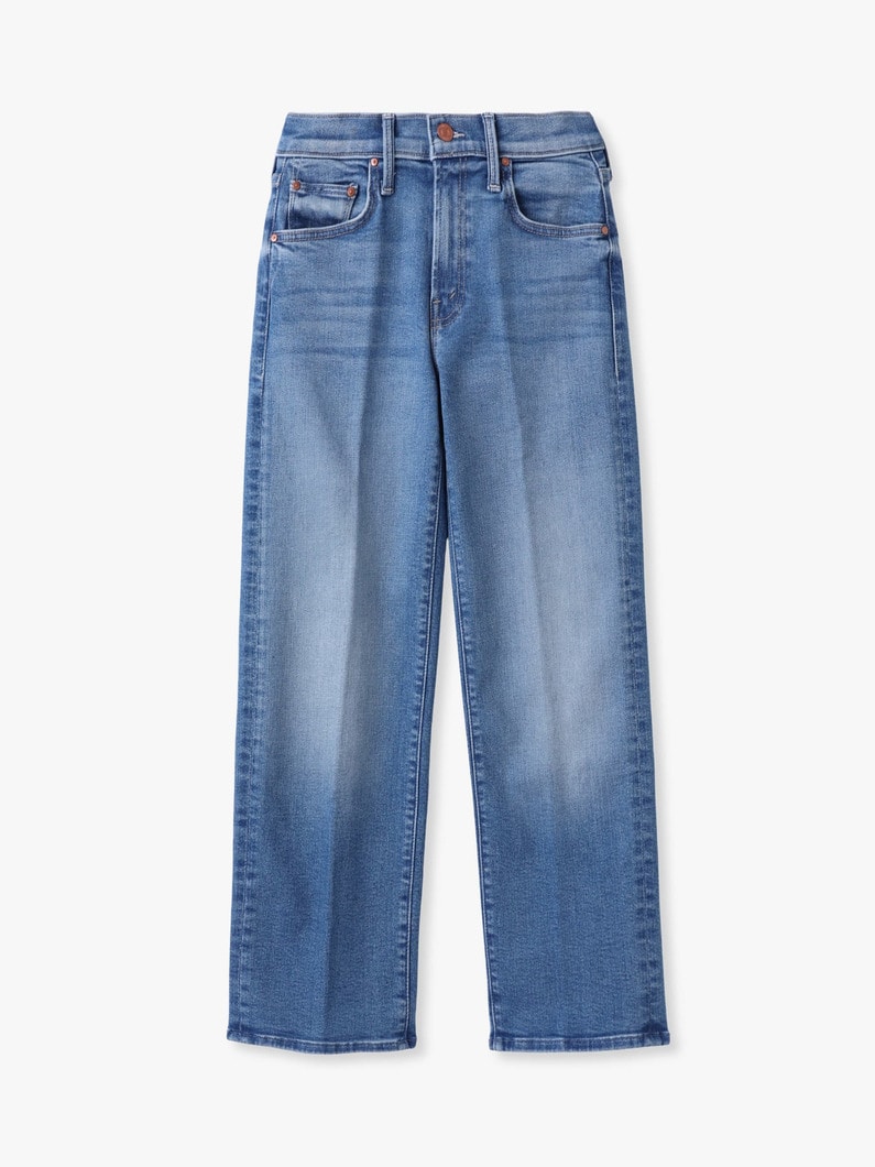 ミッドライズ ランブラー ジップ アンクル デニムパンツ 詳細画像 light blue 5