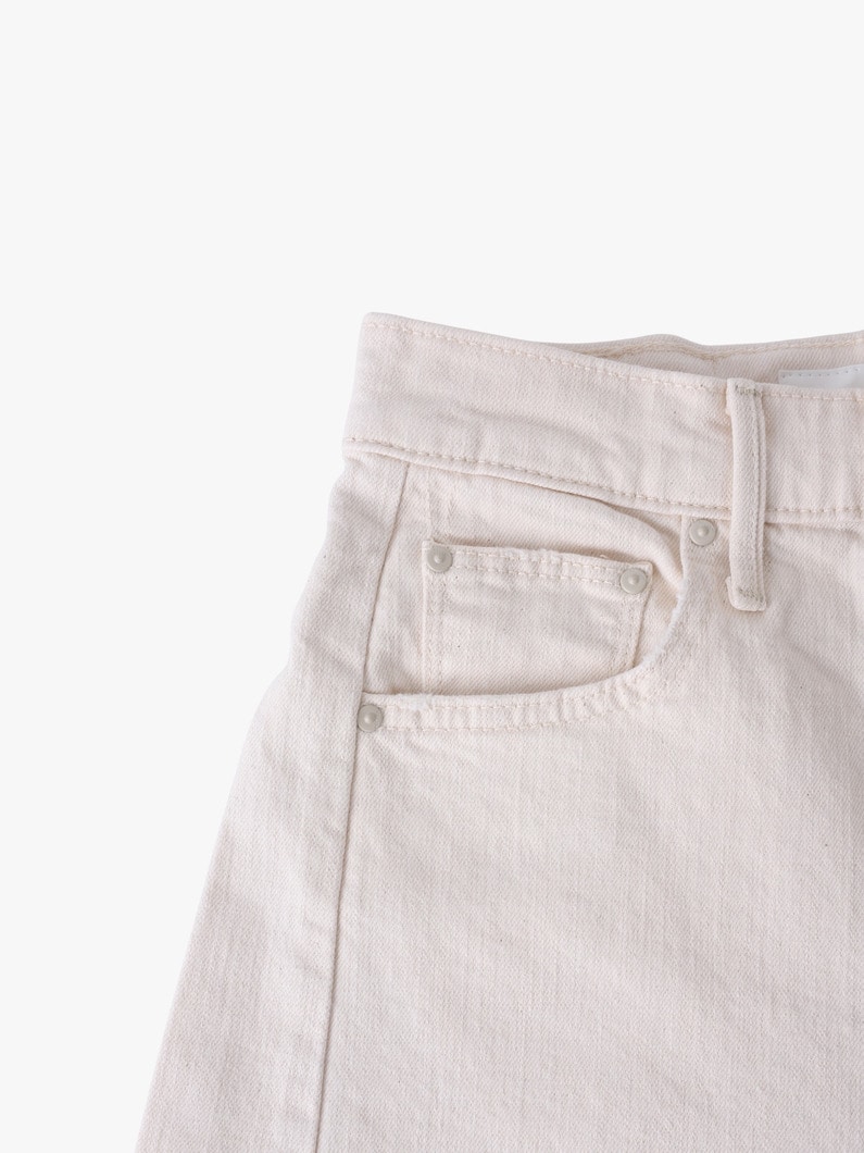  ハーフパイプ アンクル デニムパンツ（オフホワイト） 詳細画像 off white 3