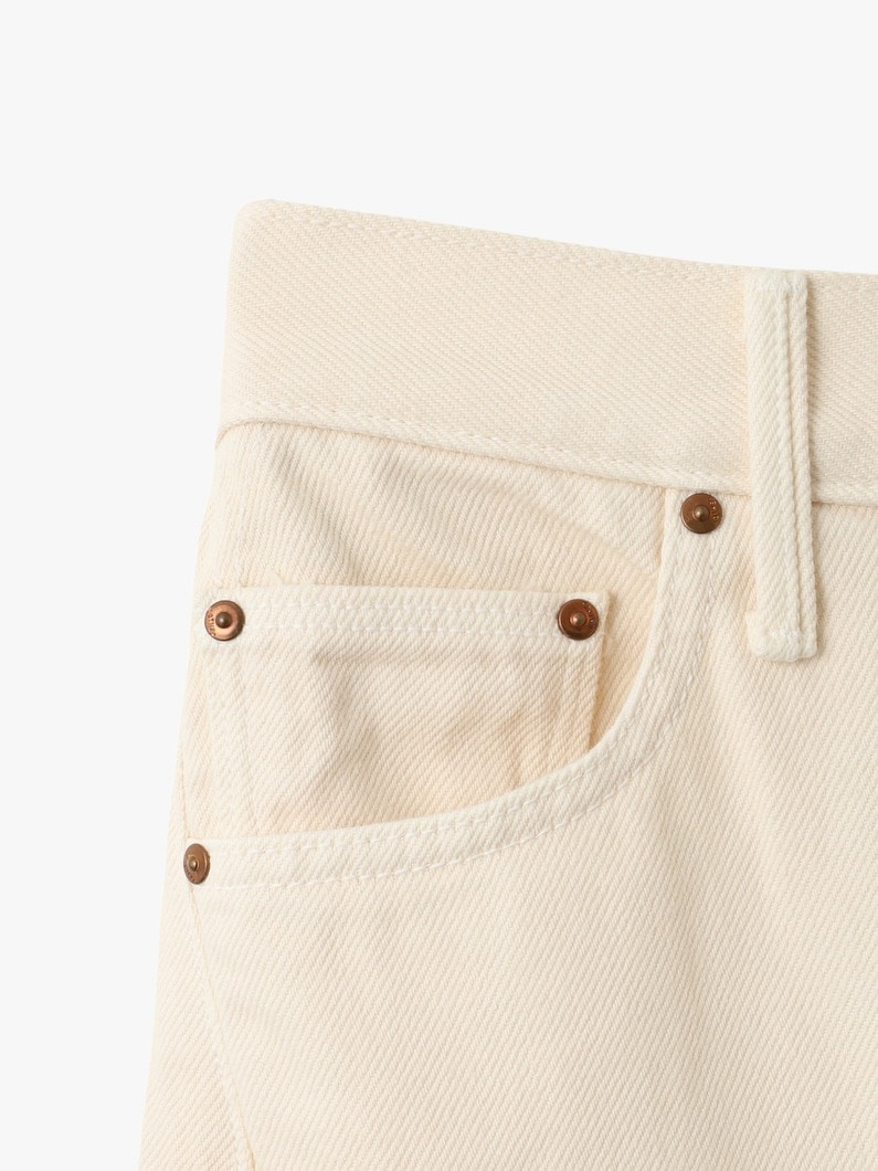 リル レモン ツイスト スニーク デニムパンツ 詳細画像 off white 3