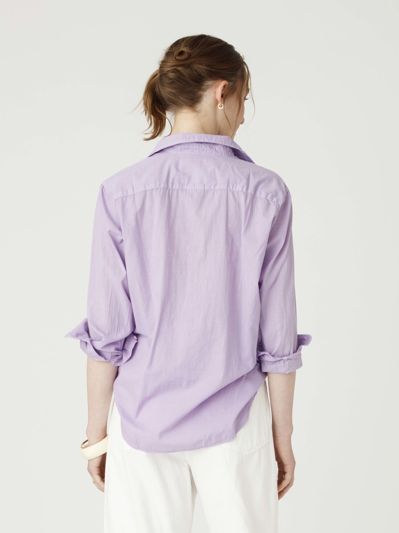 アイリーン ライトポプリン シャツ 詳細画像 light purple 3