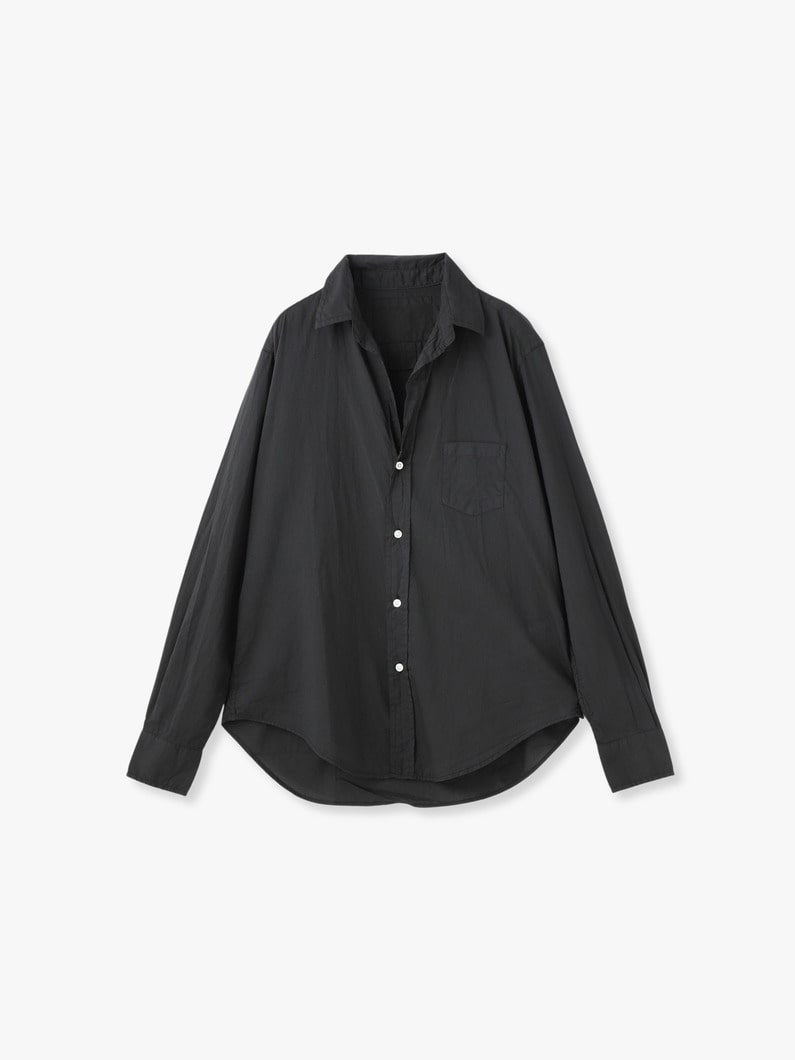 Eileen Light Poplin Shirt (sax/black) 詳細画像 black 1