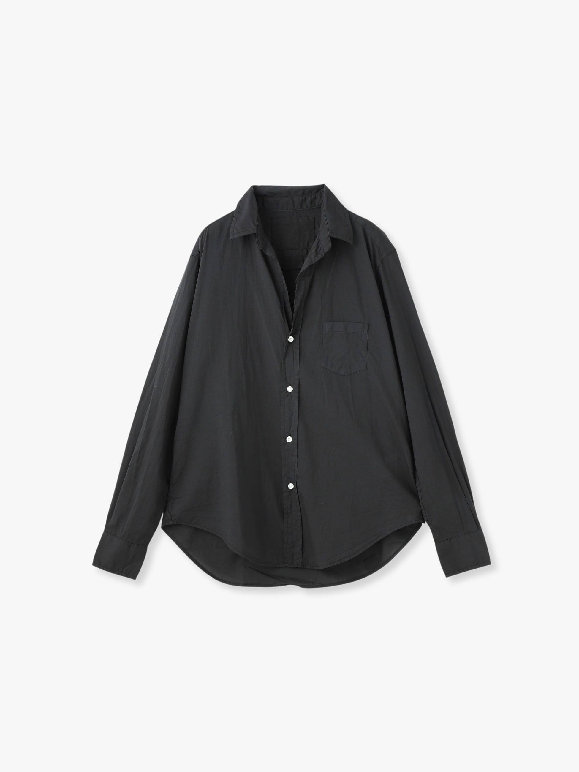 Eileen Light Poplin Shirt (sax/black)｜Frank＆Eileen(フランク＆アイリーン)｜Ron Herman