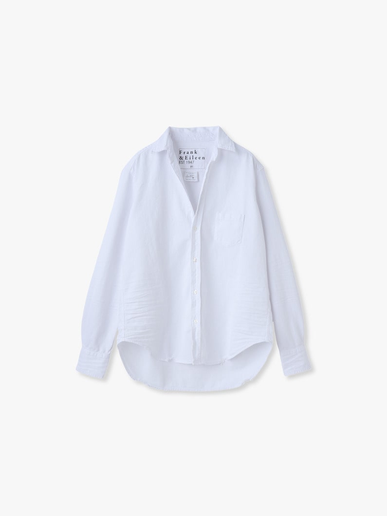 アイリーン ストーンウォッシュド インディゴ シャツ（ホワイト） 詳細画像 white 1