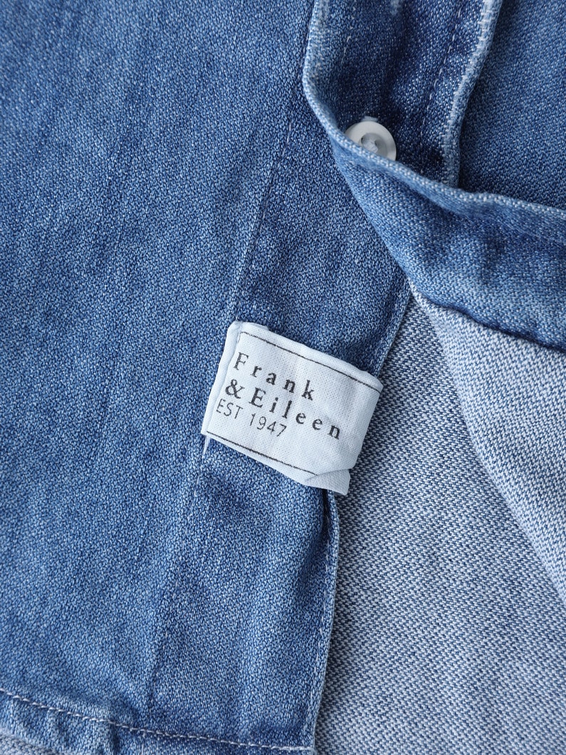 バリー ストーンウォッシュド インディゴ シャツ 詳細画像 indigo 3