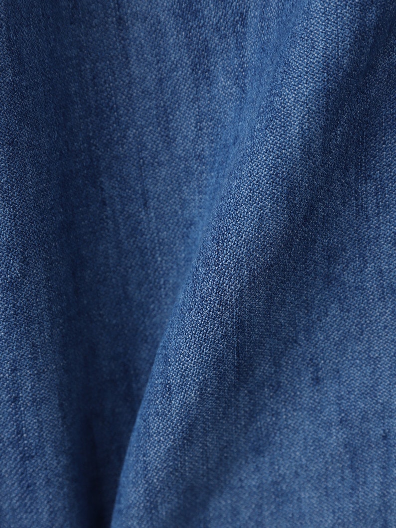 バリー ストーンウォッシュド インディゴ シャツ 詳細画像 indigo 4