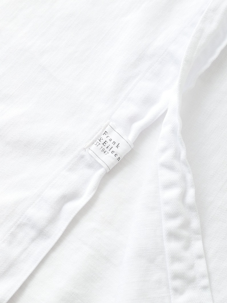 ローリー ストーンウォッシュド インディゴ シャツドレス（ホワイト） 詳細画像 white 3