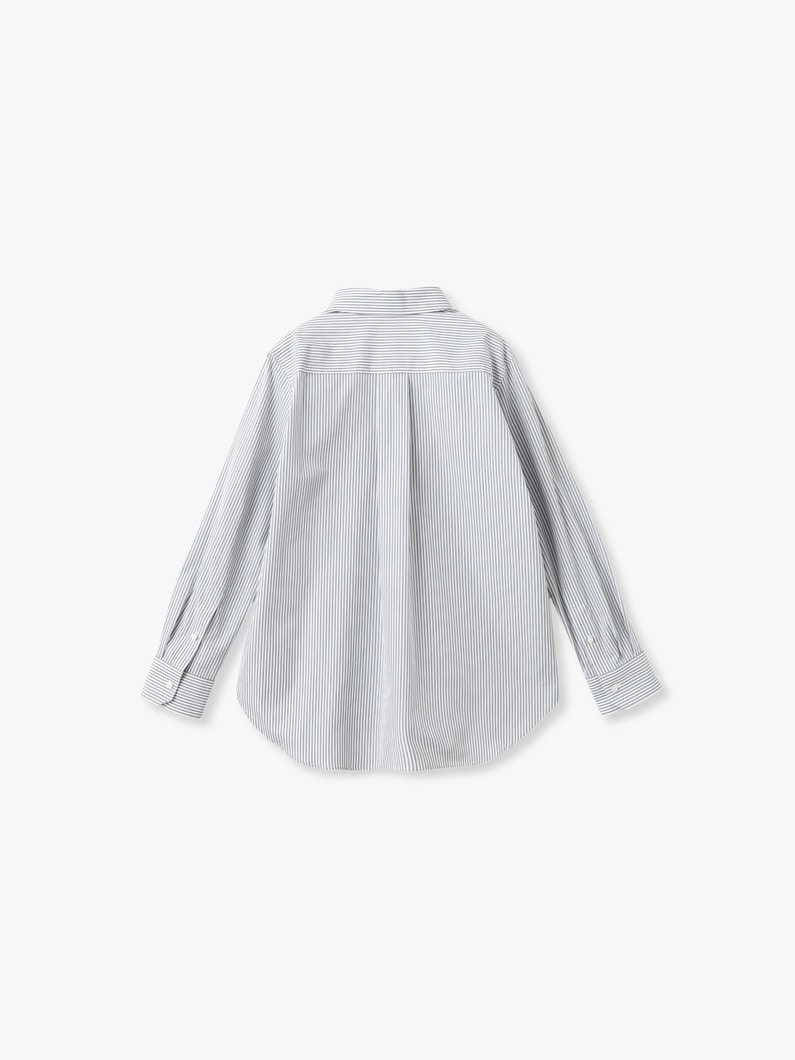 エッセンシャルコットン レギュラーカラー シャツ 詳細画像 white 1