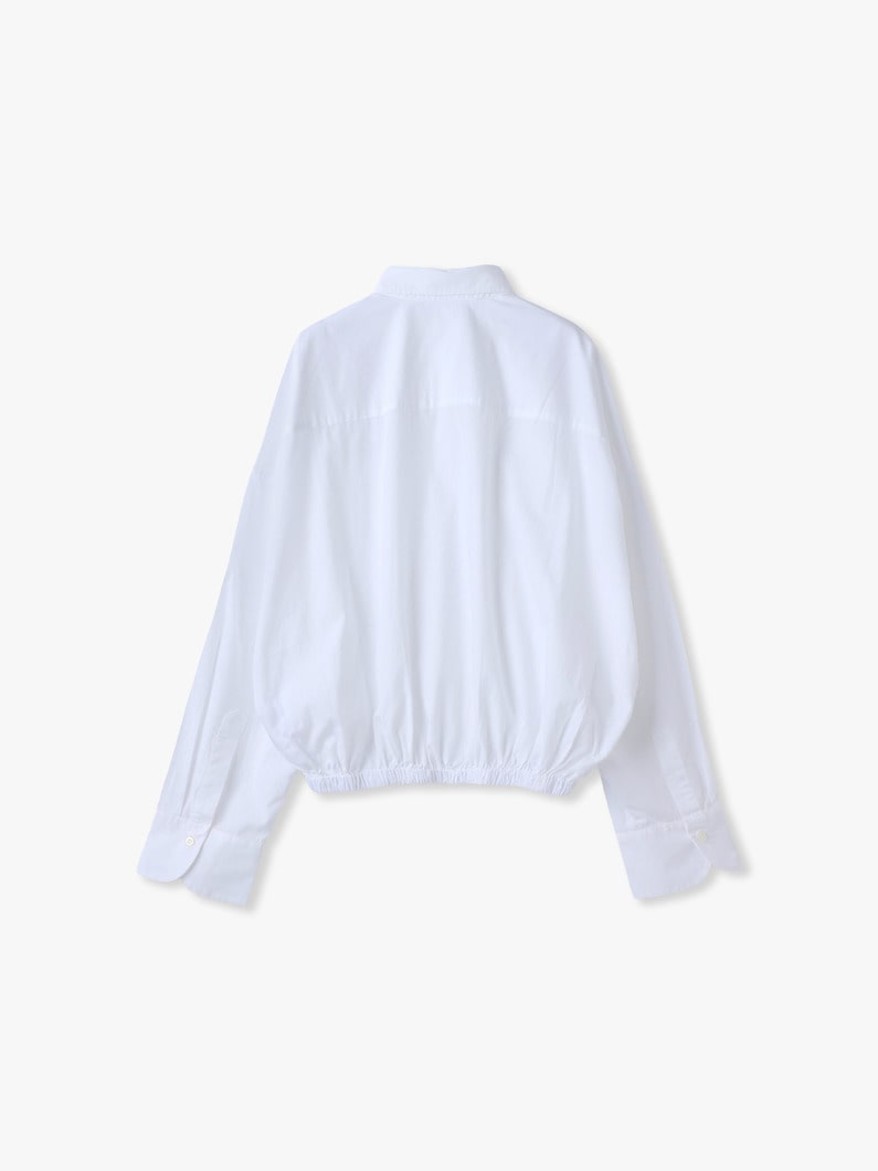 クロップド シャツ 詳細画像 white 1