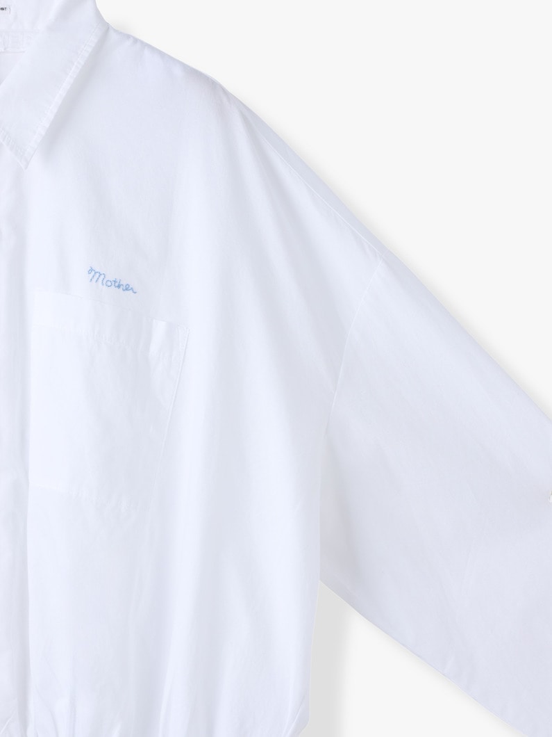 クロップド シャツ 詳細画像 white 2