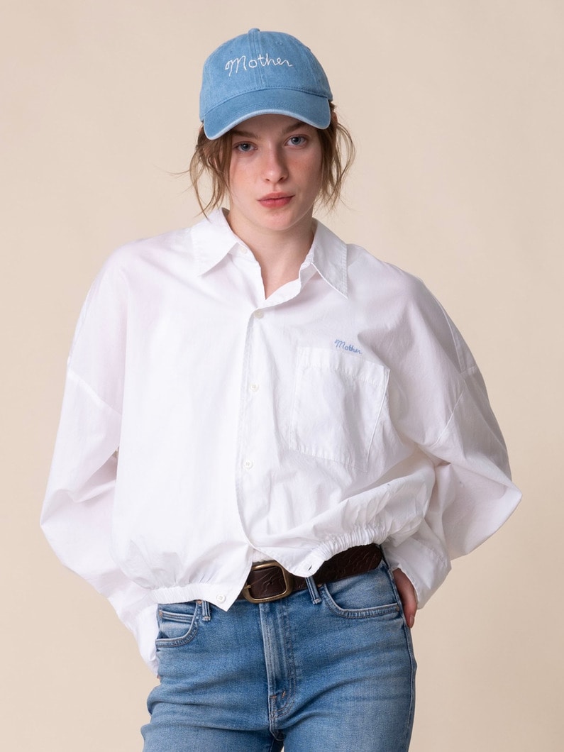 クロップド シャツ 詳細画像 white 1