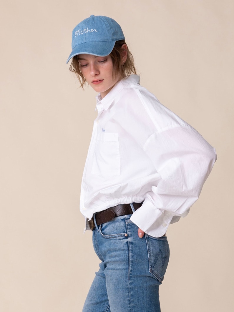 クロップド シャツ 詳細画像 white 2