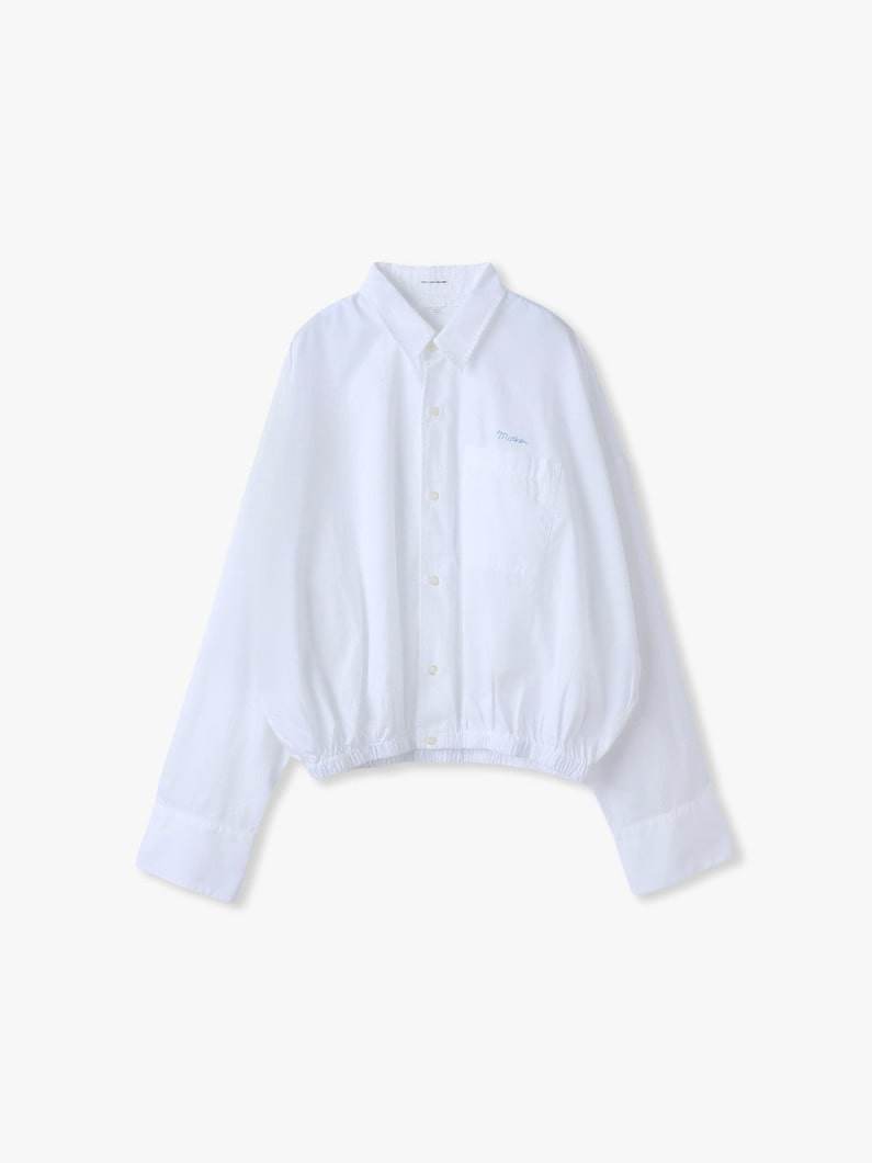 クロップド シャツ 詳細画像 white 5