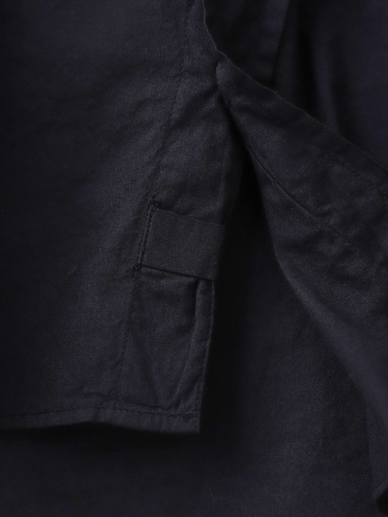 マッケンジー オーガニックコットンボイル シャツ 詳細画像 black 3