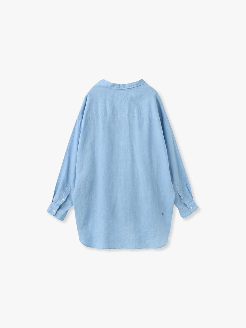 マッケンジー クラシックリネン エンブロイダリー シャツ 詳細画像 light blue 1