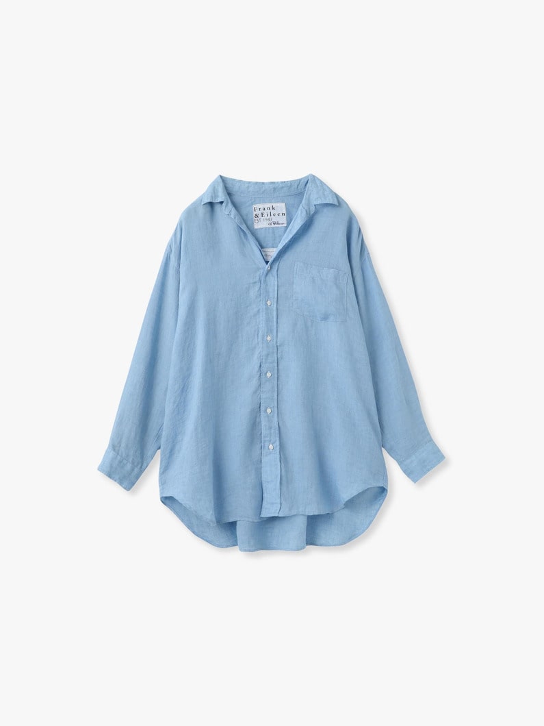 マッケンジー クラシックリネン エンブロイダリー シャツ 詳細画像 light blue 8