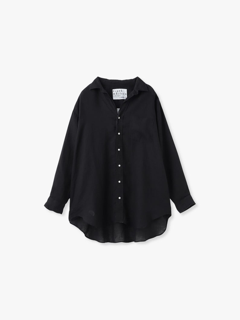 マッケンジー クラシックリネン エンブロイダリー シャツ 詳細画像 black 6