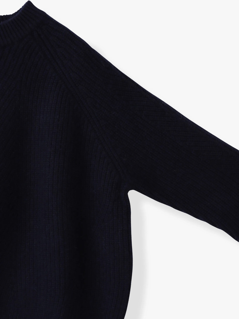 チェルシー カシミア ニット プルオーバー（ホワイト/ネイビー/ライトグレー/ピンク/レッド/グリーン） 詳細画像 white 2