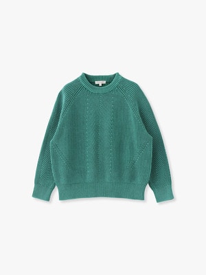 Chelsea Cotton Knit Pullover 詳細画像 green