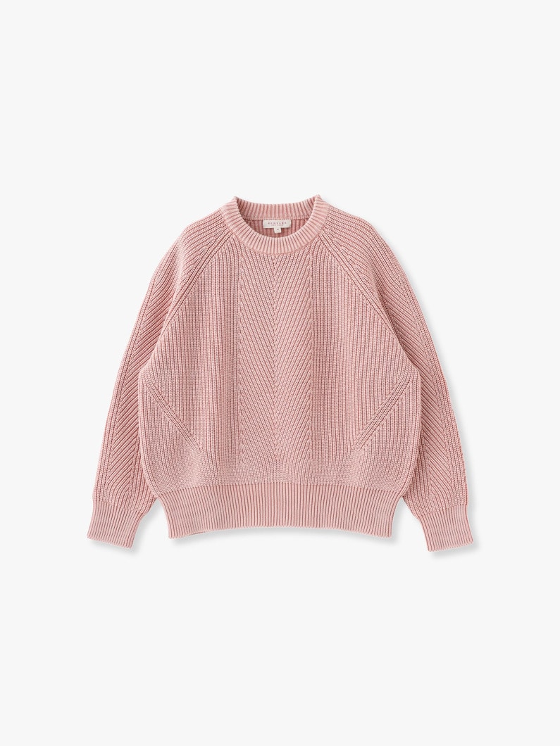 Chelsea Cotton Knit Pullover 詳細画像 light pink 1