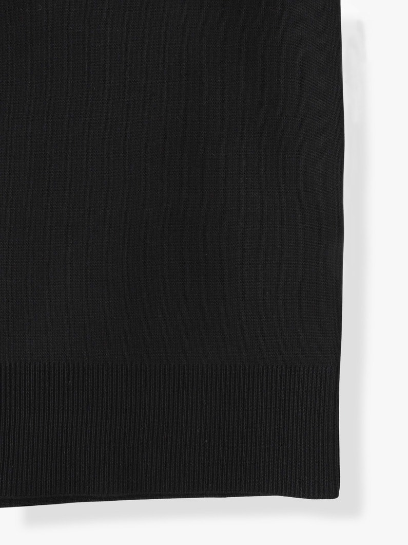 Silk Cotton Knit Sleeveless Top (black) 詳細画像 black 7