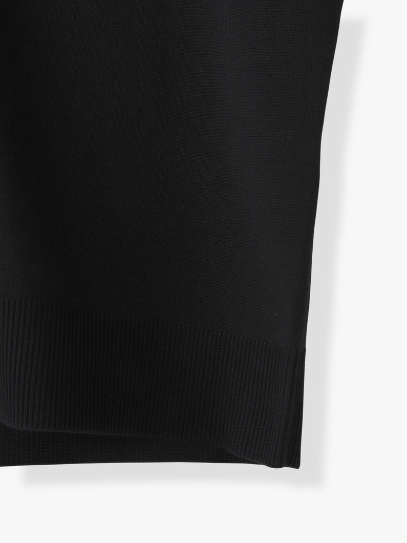 Silk Cotton Knit V Neck Cardigan (black) 詳細画像 black 8