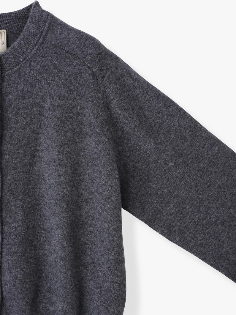 グウェン カシミア カーディガン（キャメル/グレー/ブラック） 詳細画像 gray 2