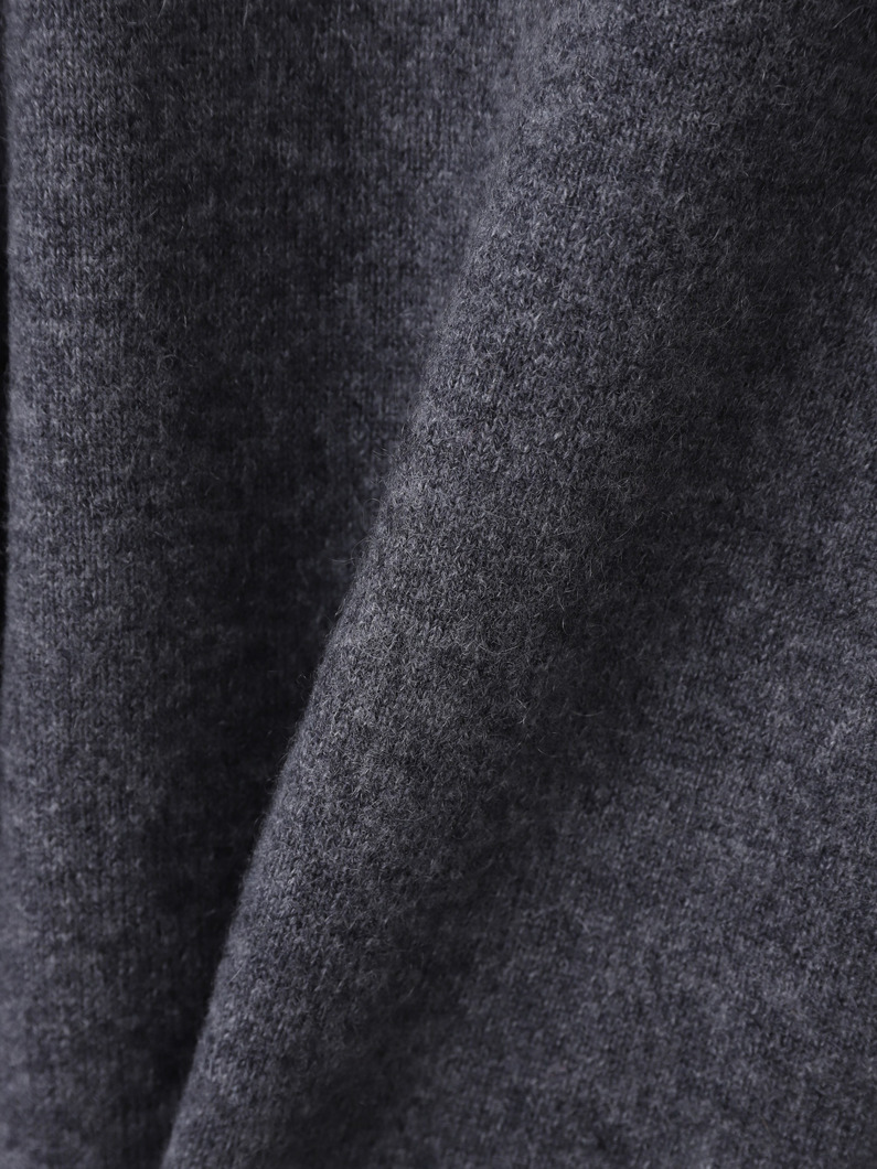 グウェン カシミア カーディガン（キャメル/グレー/ブラック） 詳細画像 gray 3