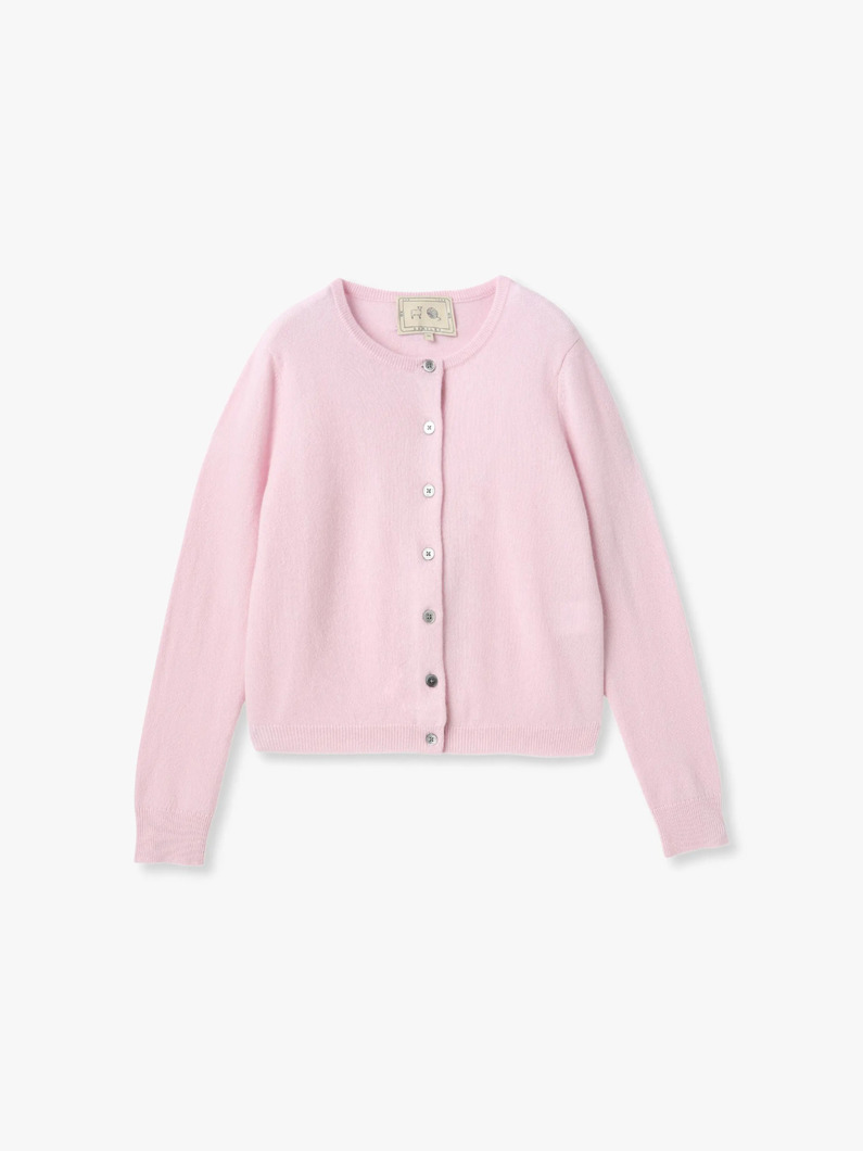 アヴァ カーディガン（チャコールグレー/レッド/ピンク） 詳細画像 pink