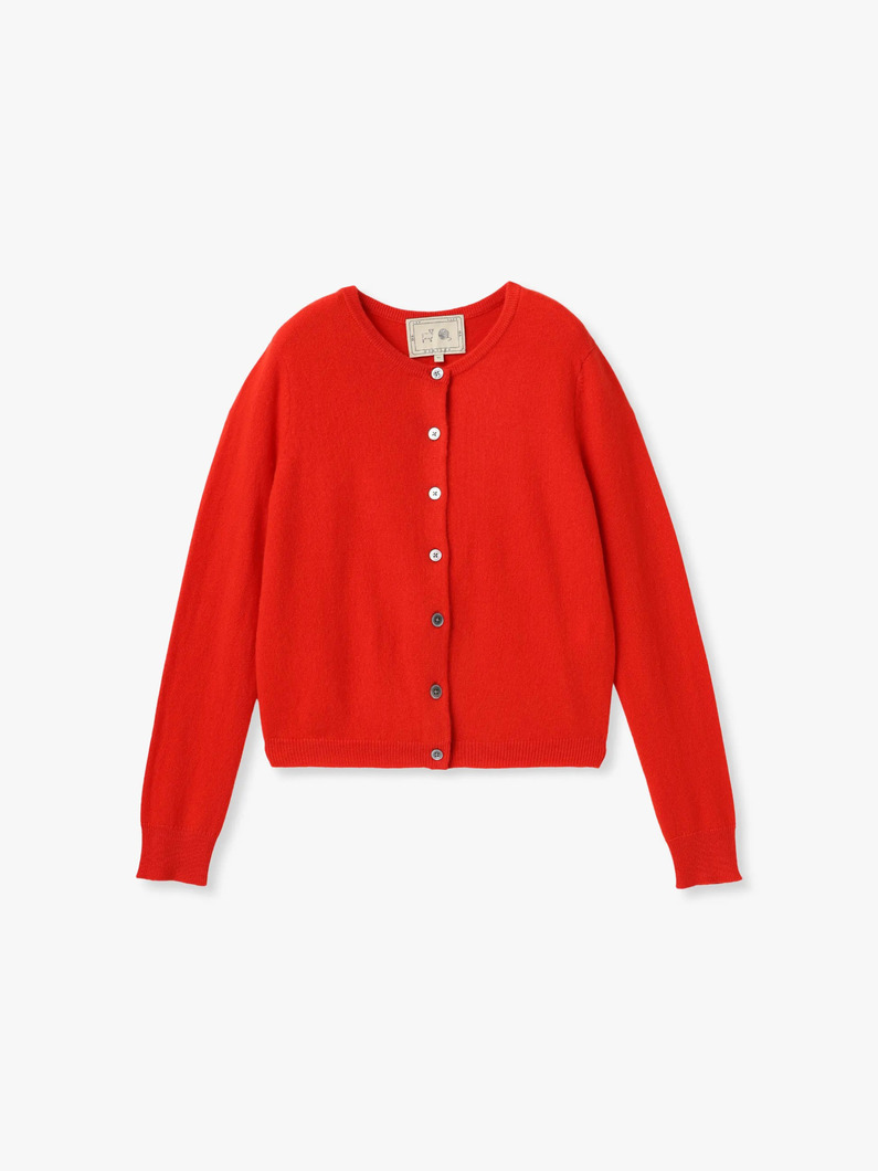 アヴァ カーディガン（チャコールグレー/レッド/ピンク） 詳細画像 red 1