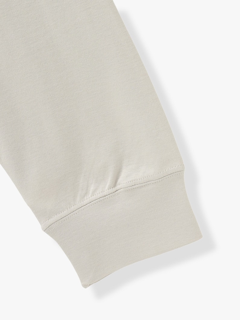 Organic Soft Cotton Long Sleeve Tee 詳細画像 light gray 4