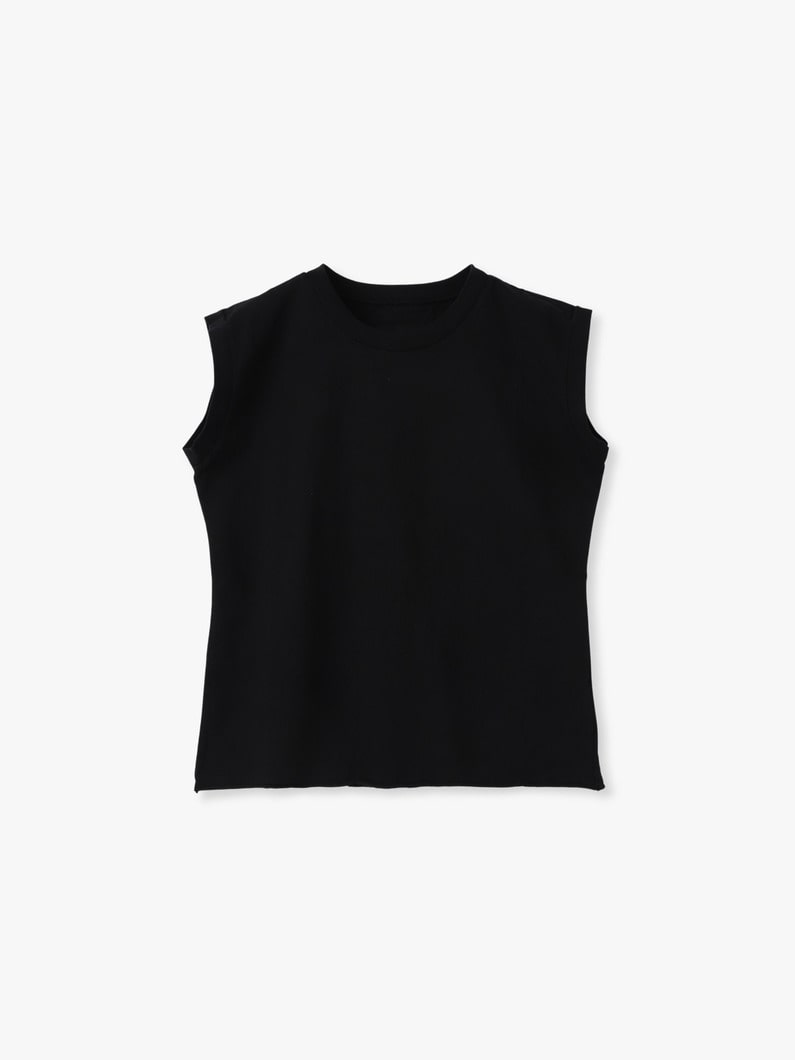 ラブヴィンテージ マッスル タンクトップ (ホワイト/ネイビー) 詳細画像 black