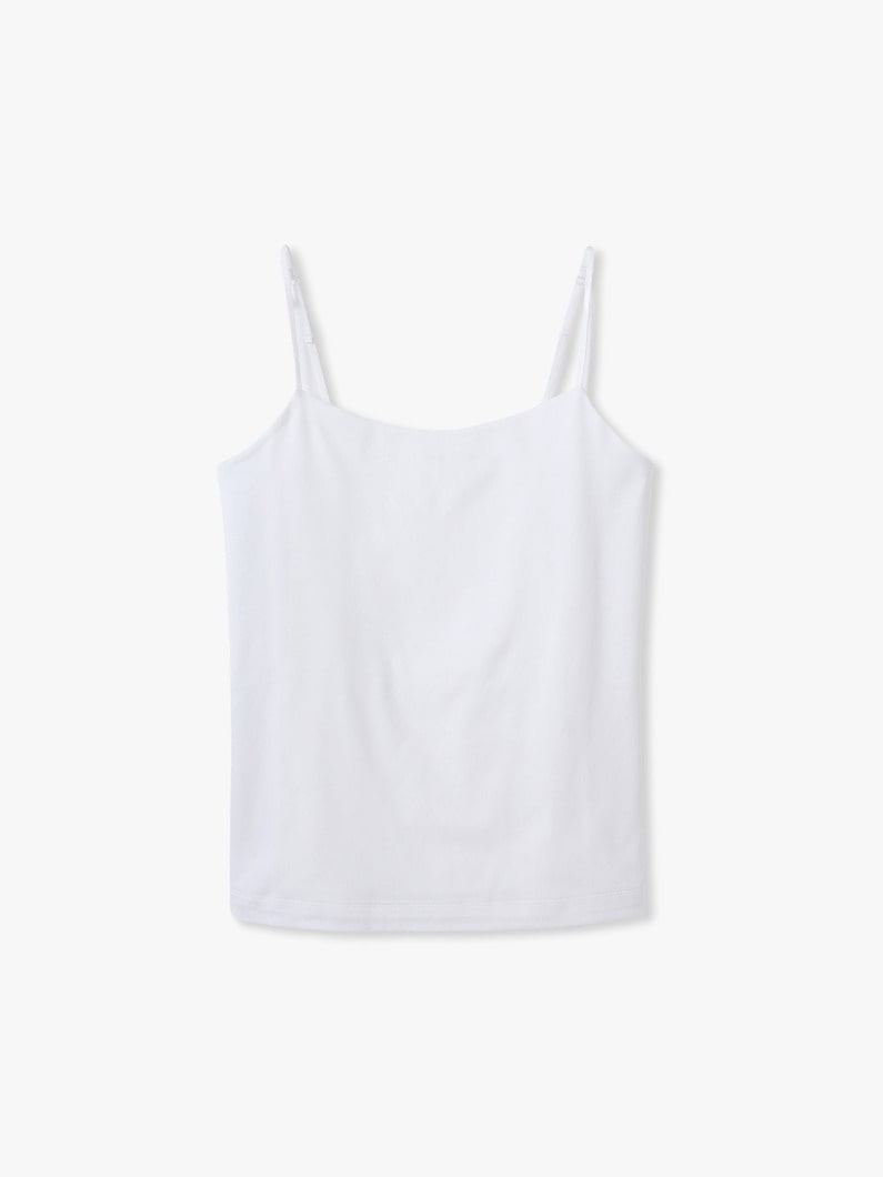 ハイツイスト スムース キャミソール トップ 詳細画像 white 1
