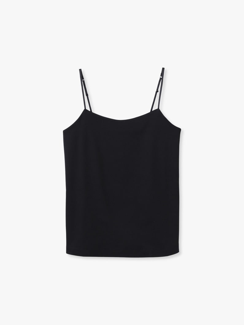 ハイツイスト スムース キャミソール トップ 詳細画像 black