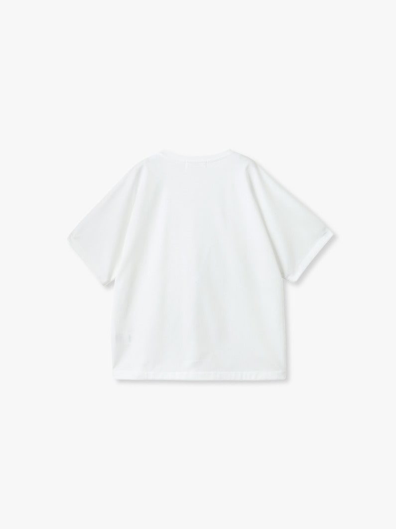 スーピマコットン クルーネック ティー 詳細画像 white 1