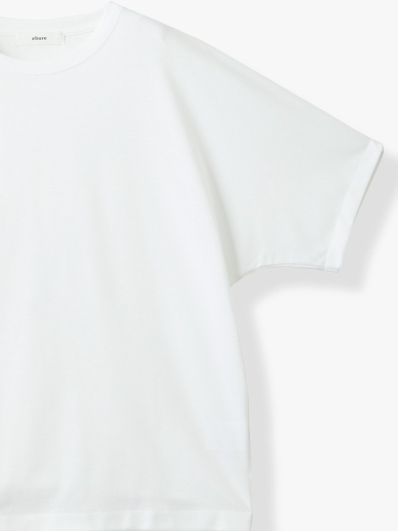 スーピマコットン クルーネック ティー 詳細画像 white 2