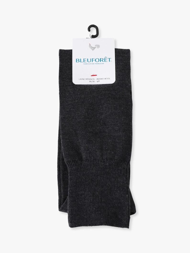 ファインウール レッグ ウォーマー 詳細画像 dark gray