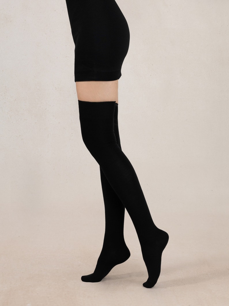 ファインウール レッグ ウォーマー 詳細画像 black 1