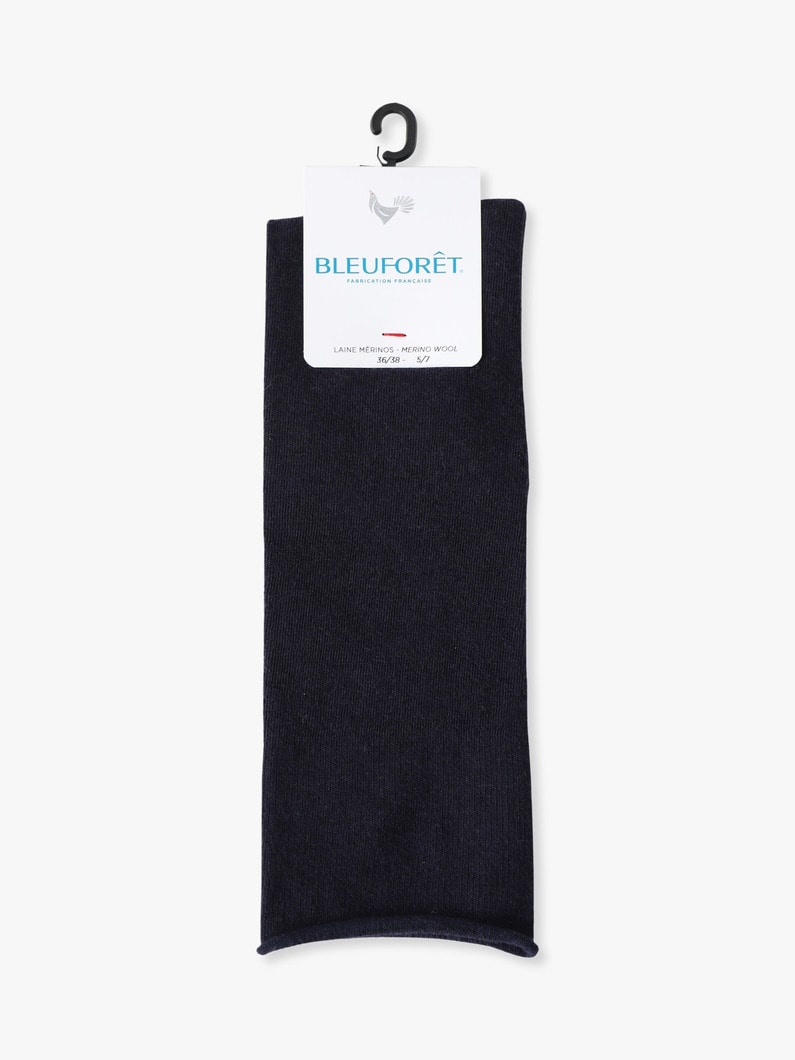 ファインウール ニーハイ ソックス 詳細画像 navy 2