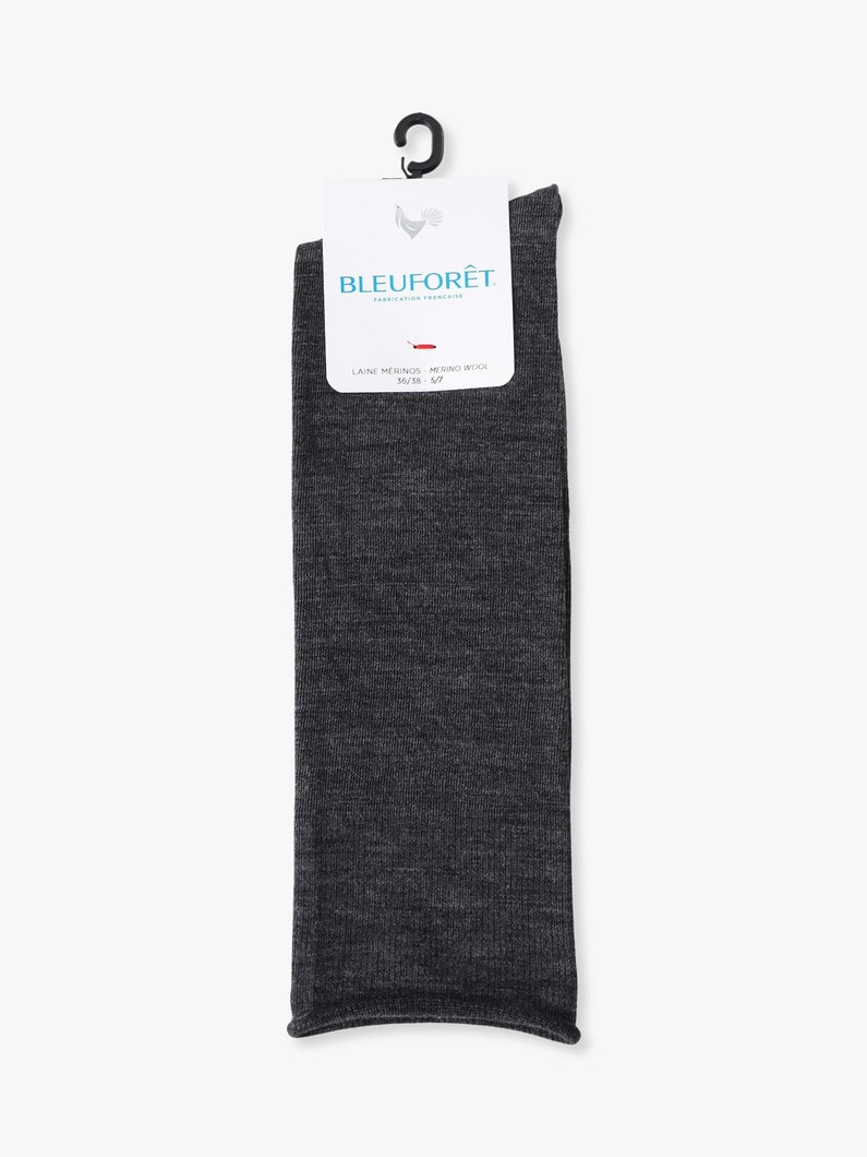 ファインウール ニーハイ ソックス 詳細画像 dark gray 2