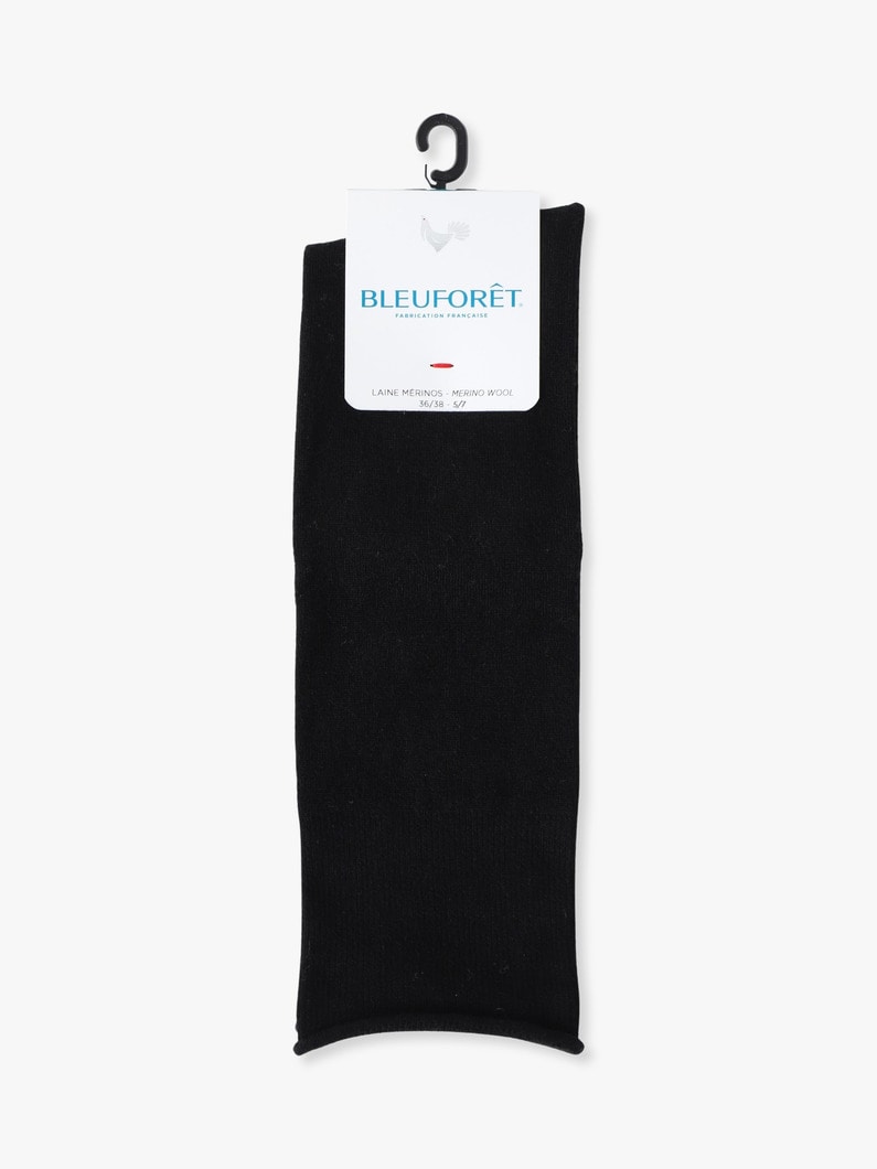 ファインウール ニーハイ ソックス 詳細画像 black 2