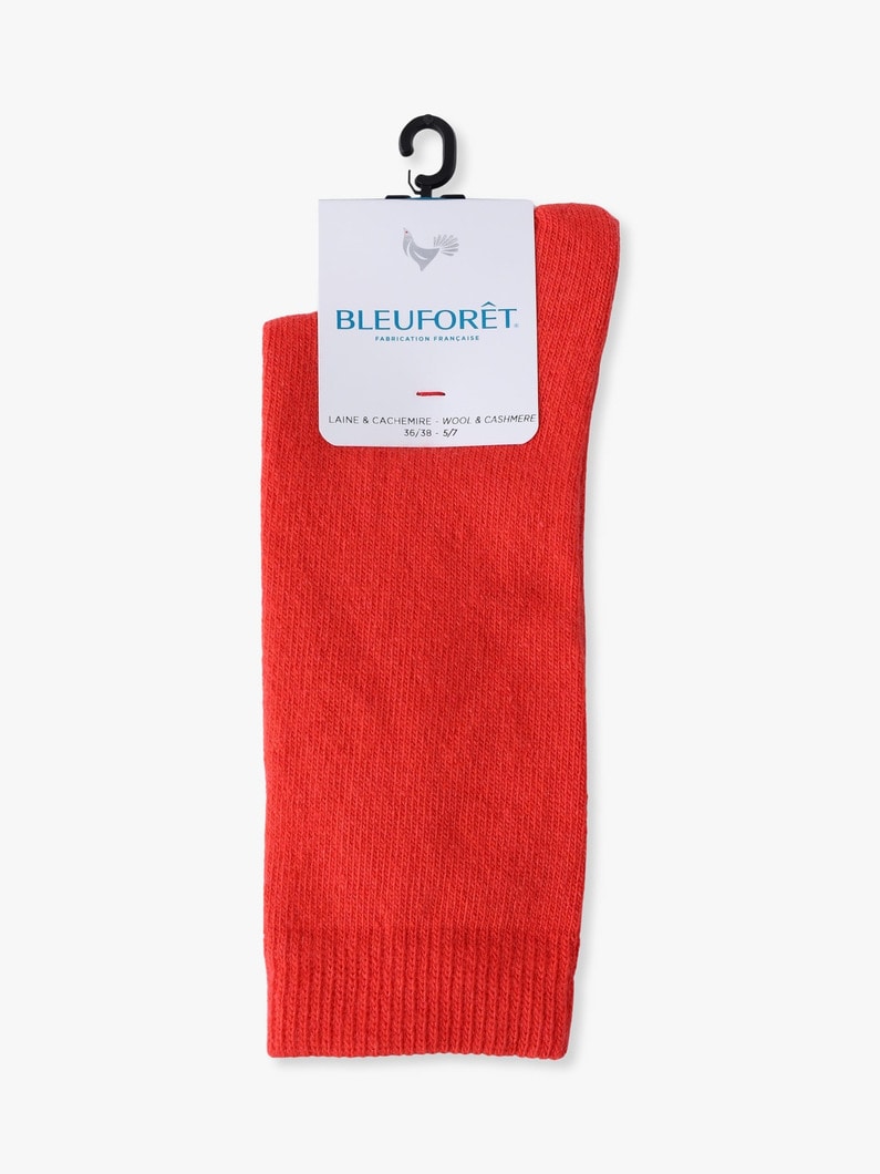 カシミア ソックス 詳細画像 red 2