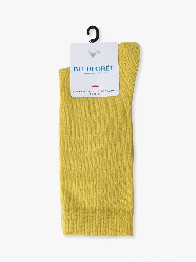 カシミア ソックス 詳細画像 yellow 2
