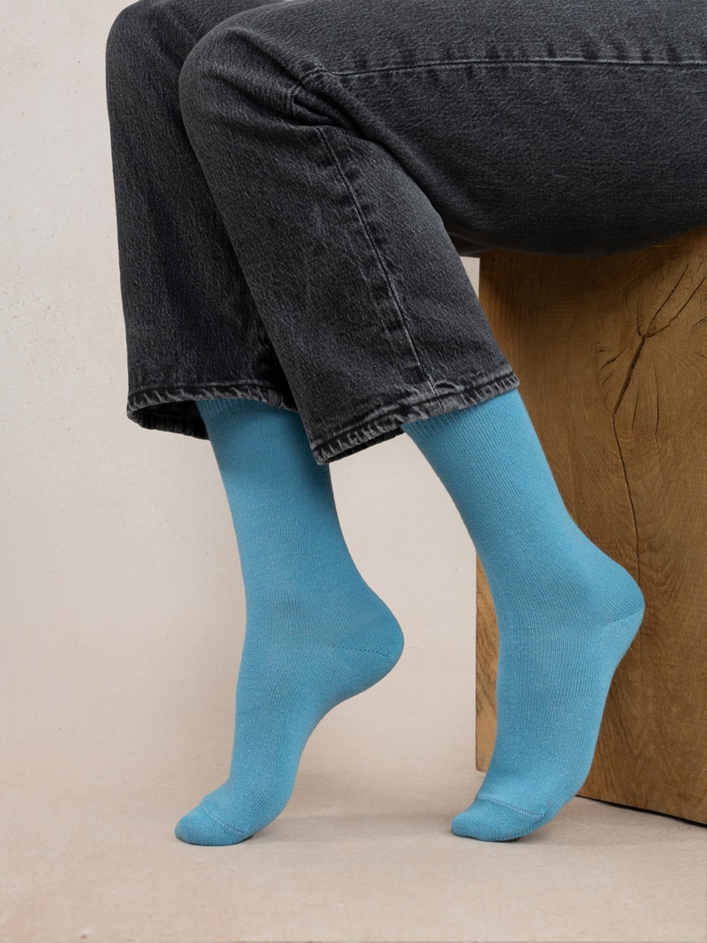 カシミア ソックス 詳細画像 light blue