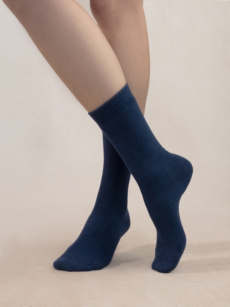 カシミア ソックス 詳細画像 blue