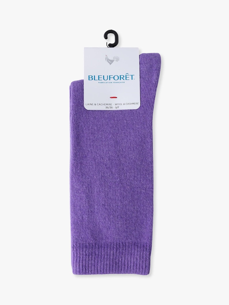 カシミア ソックス 詳細画像 light purple 2