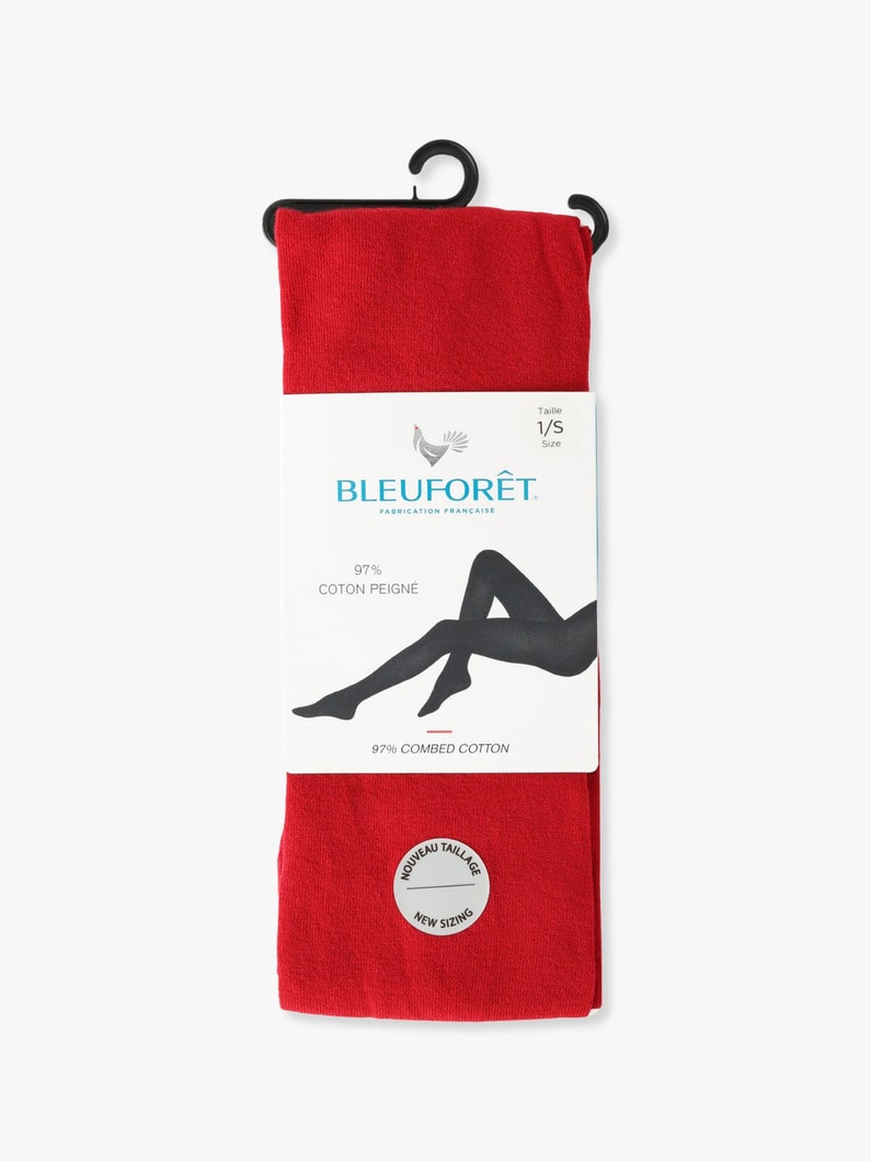 ベルベット ピュアコットン タイツ 詳細画像 red 2