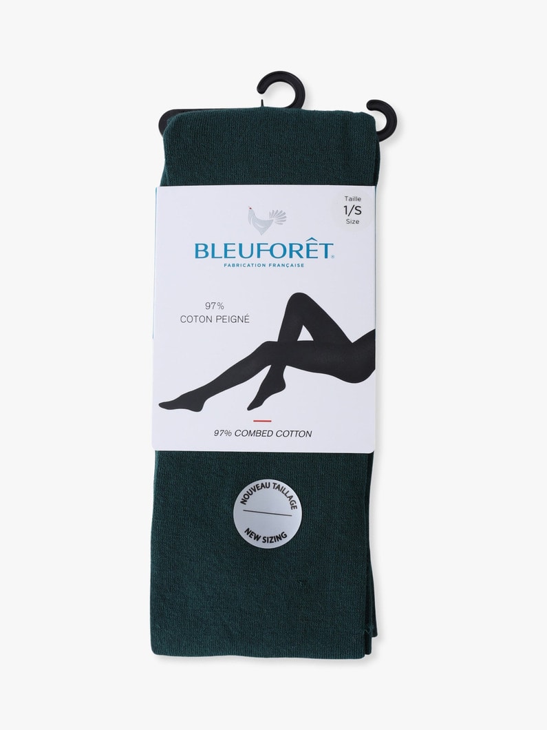 ベルベット ピュアコットン タイツ 詳細画像 green 2