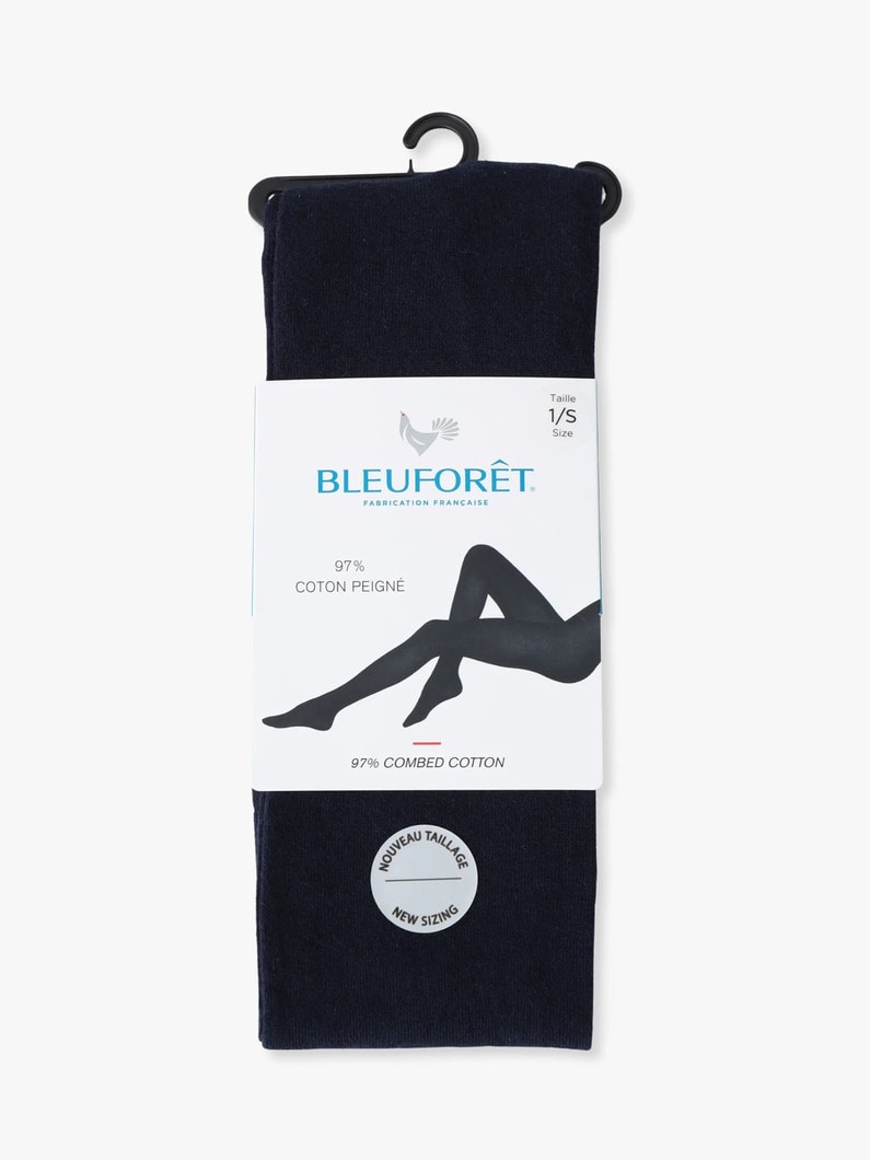 ベルベット ピュアコットン タイツ 詳細画像 navy 2