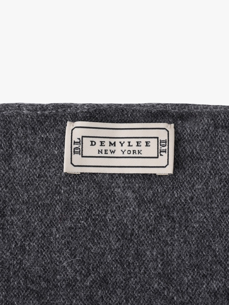 ネッサ スモール カシミア バンダナ 詳細画像 gray 3