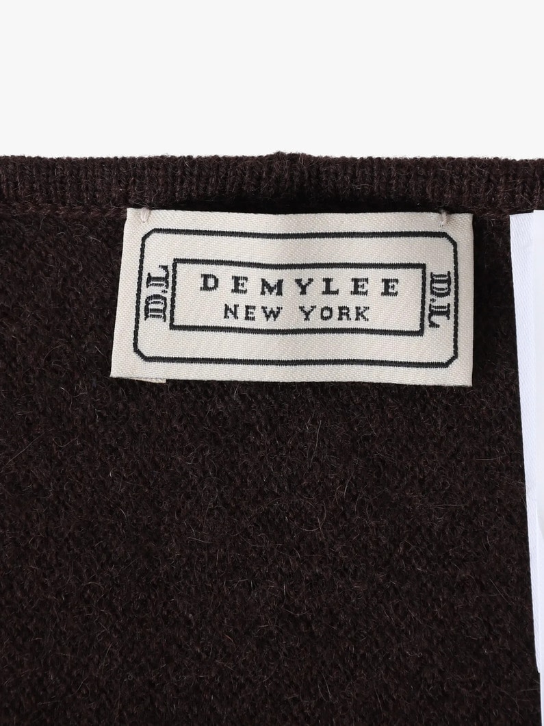 ルリ カシミア バンダナ（グレー/ブラウン/ベージュ） 詳細画像 gray 3